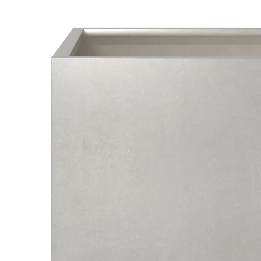 Jardinières 2 pcs 30x30x30 cm acier inoxydable - 9