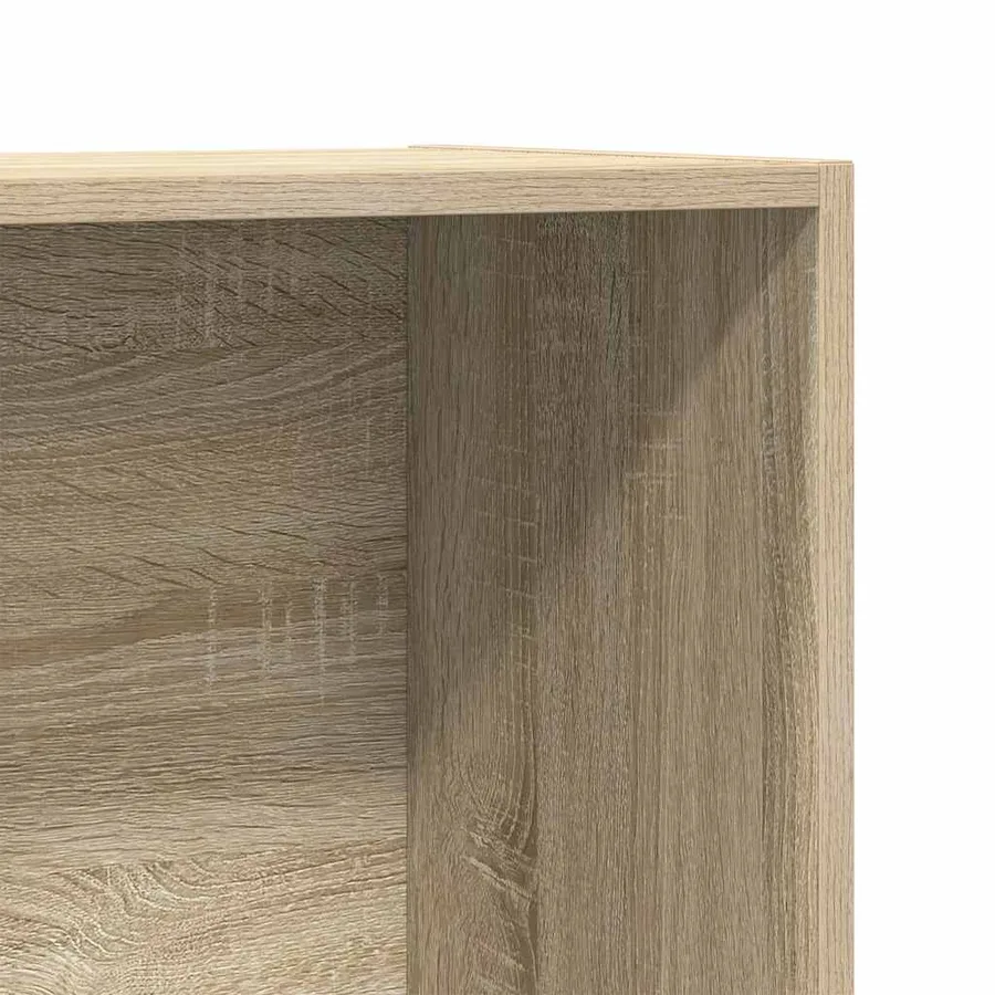 Bibliothèque/Buffet Chêne sonoma 66x30x130 cm Bois d’ingénierie - 7