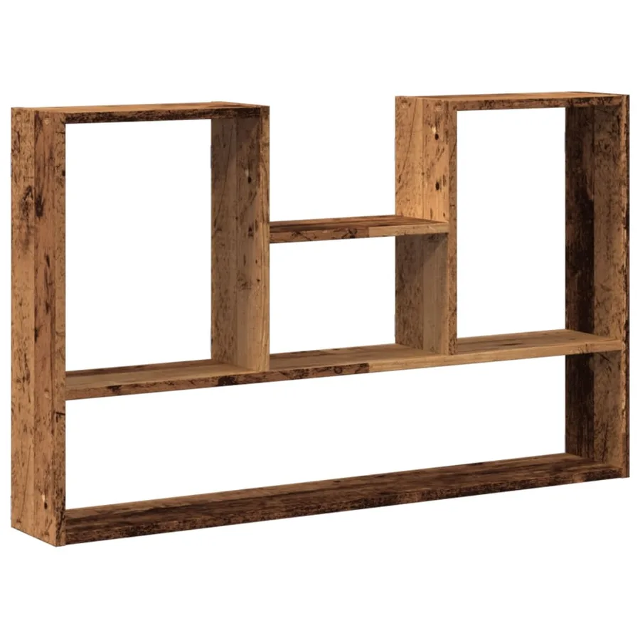 Étagère murale vieux bois 99x15x60 cm bois d'ingénierie - 2