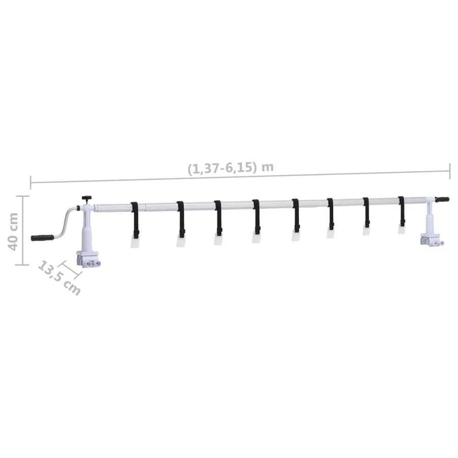 Pool Cover Roller with Plastic Base - 7