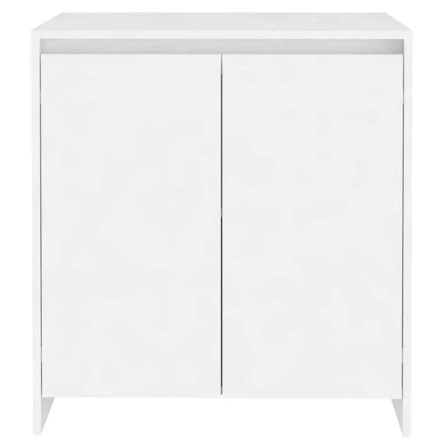 Buffet Blanc 70x41x75 cm Bois d'ingénierie - 6