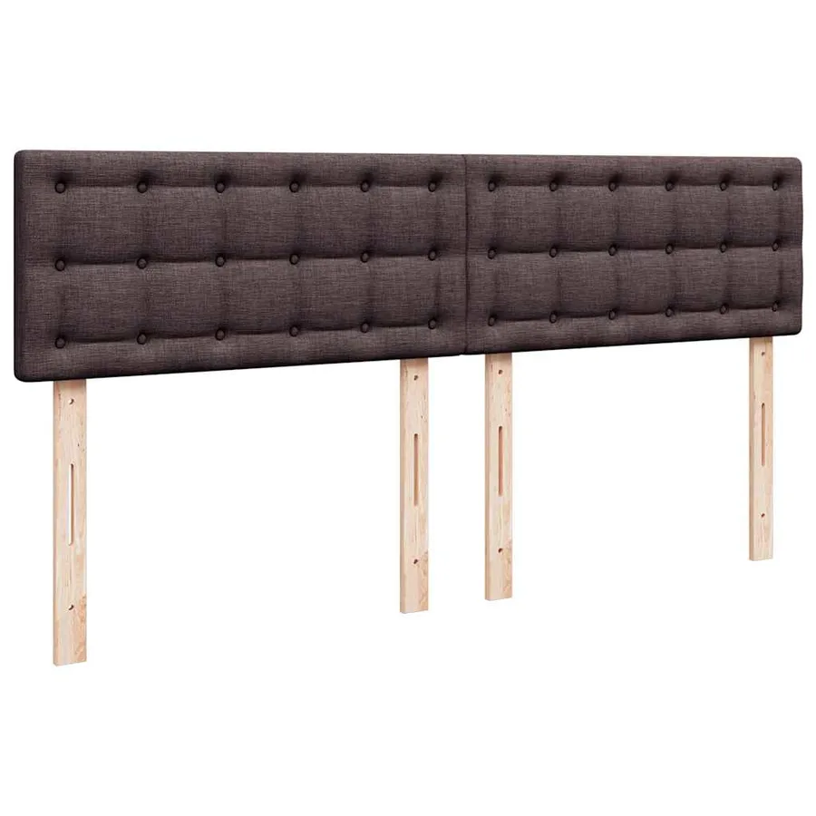 Sommier à lattes de lit avec matelas Marron foncé 180x200 cm - 12