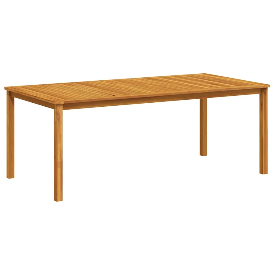 Garden Table 200x100x74 cm Solid Acacia Wood - 3