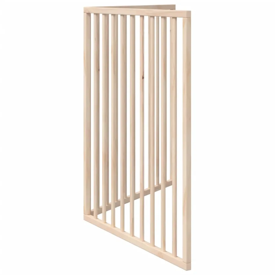 Barrière pour chien pliable à 2 panneaux 160 cm Bois de peuplier - 5