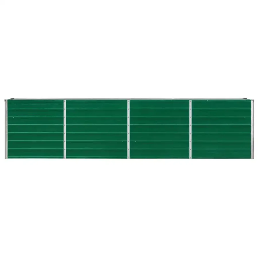 Planter 320x40x77 cm Galvanised Steel Green - 5