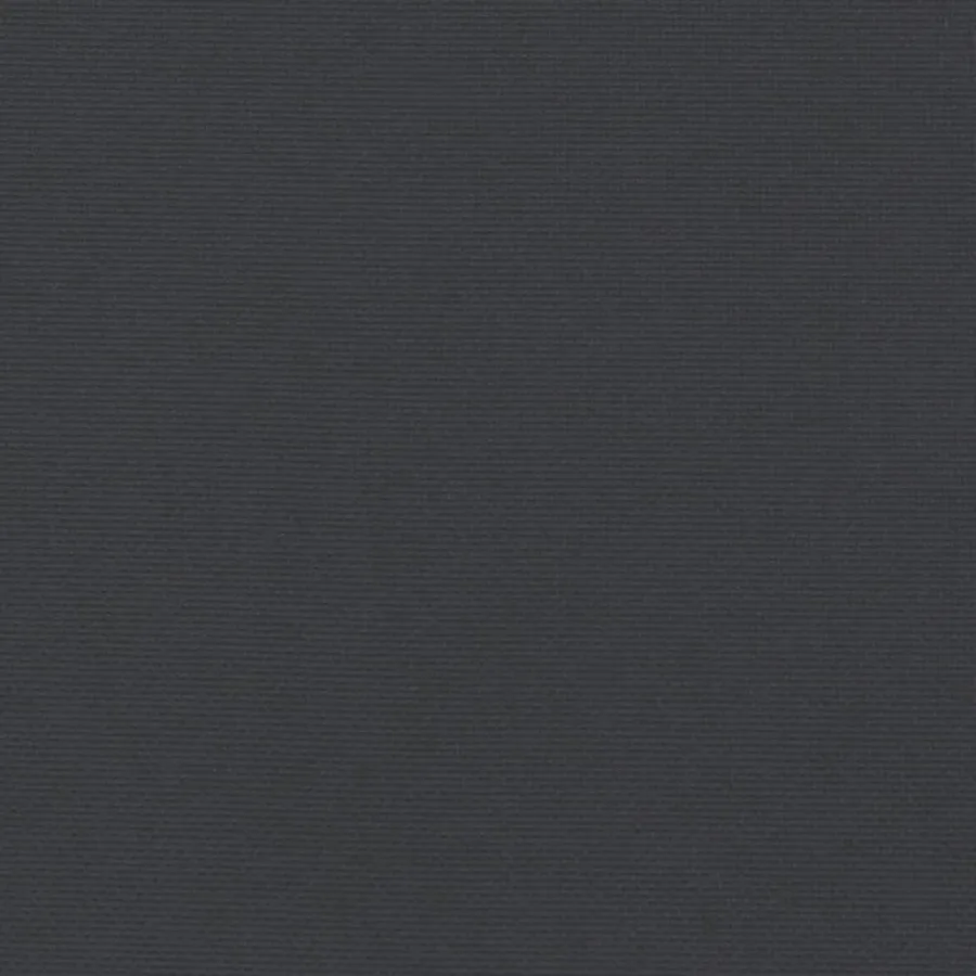 Coussins de chaise de jardin à dossier haut lot de 4 noir tissu - 9
