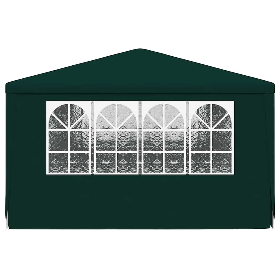 Tente de réception avec parois latérales 4x6 m Vert 90 g/m² - 5