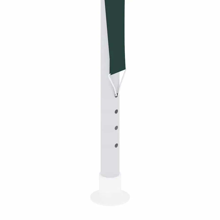 Tente de réception avec parois latérales 4x6 m Vert 90 g/m² - 9