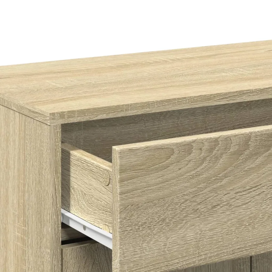 Ensemble de meubles de salle de bain 4 pcs chêne sonoma - 14