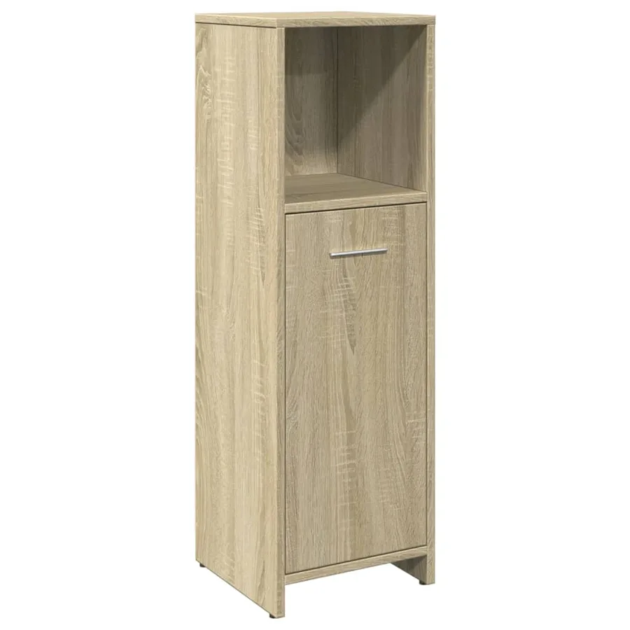 Ensemble de meubles de salle de bain 4 pcs chêne sonoma - 4
