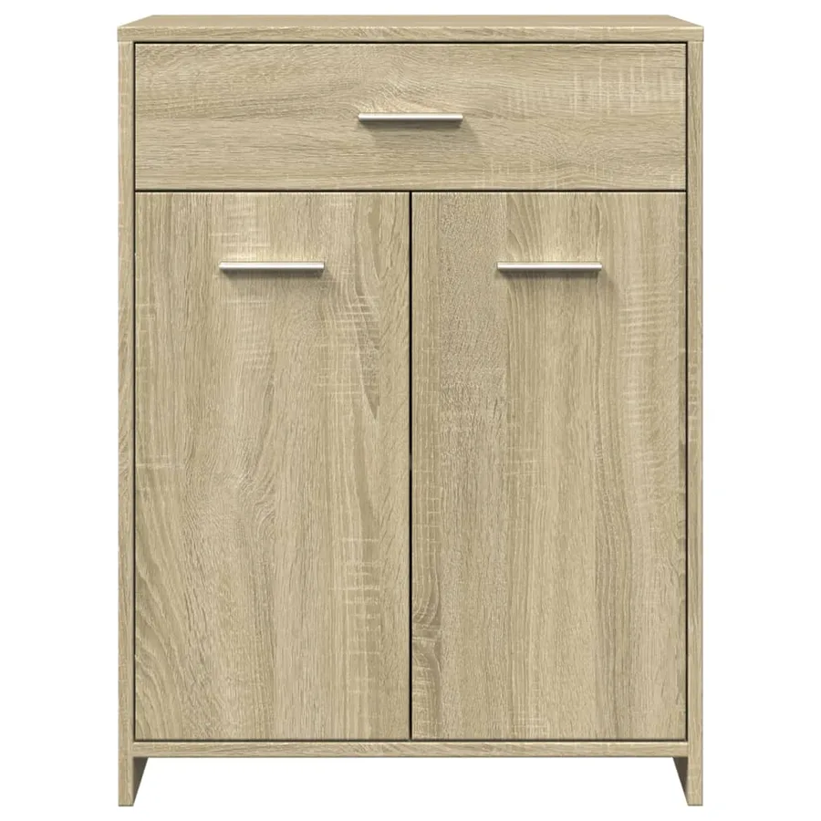 Ensemble de meubles de salle de bain 4 pcs chêne sonoma - 7