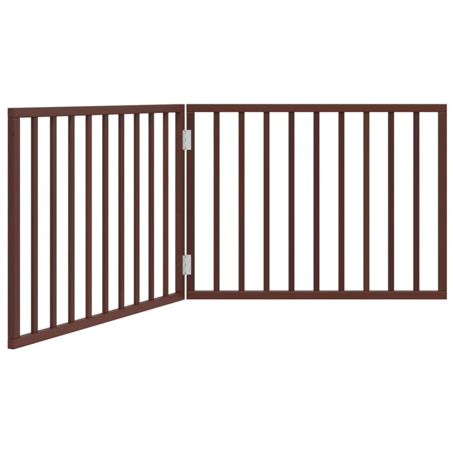 Barrière pour chien pliable 2 panneaux 160 cm bois de peuplier - 2