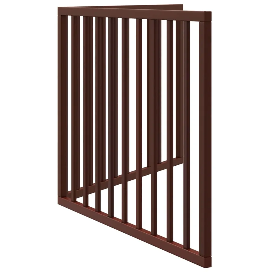 Barrière pour chien pliable 2 panneaux 160 cm bois de peuplier - 5