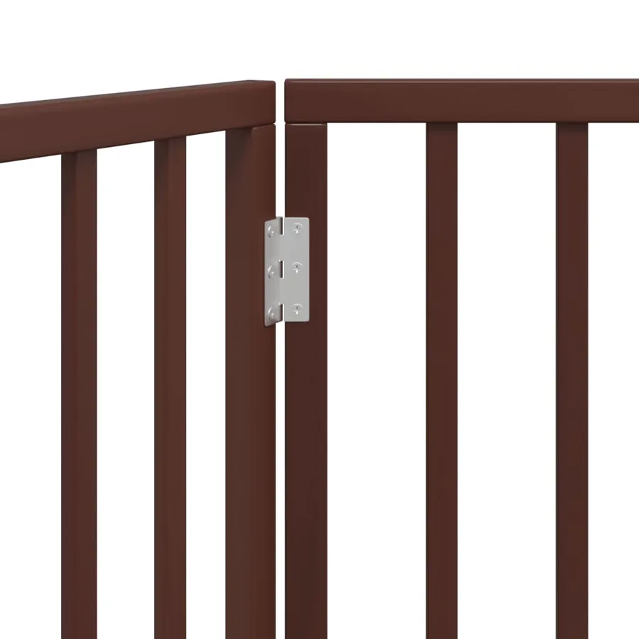 Barrière pour chien pliable 2 panneaux 160 cm bois de peuplier - 8
