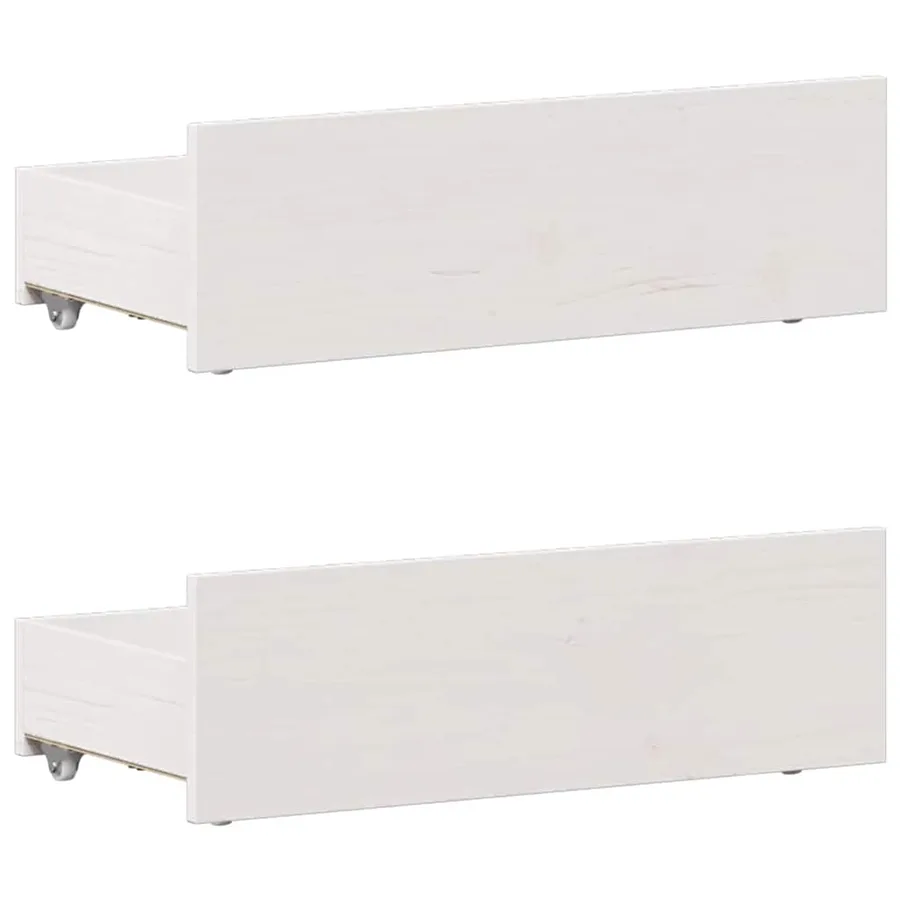 Cadre de lit sans matelas avec tête de lit 75x190 cm pin massif - 7