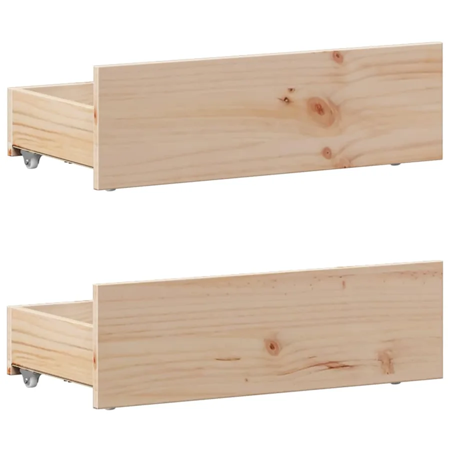 Cadre de lit sans matelas avec tête de lit 90x190 cm pin massif - 7