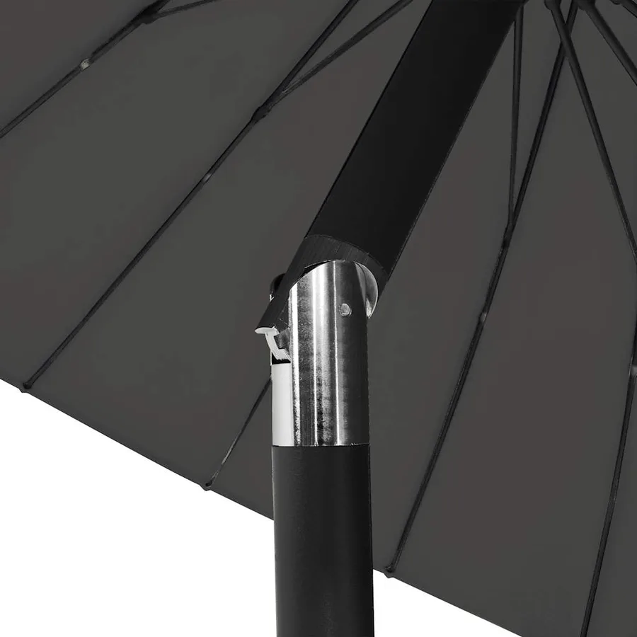 Parasol d'extérieur avec mât en aluminium 270 cm Anthracite - 6