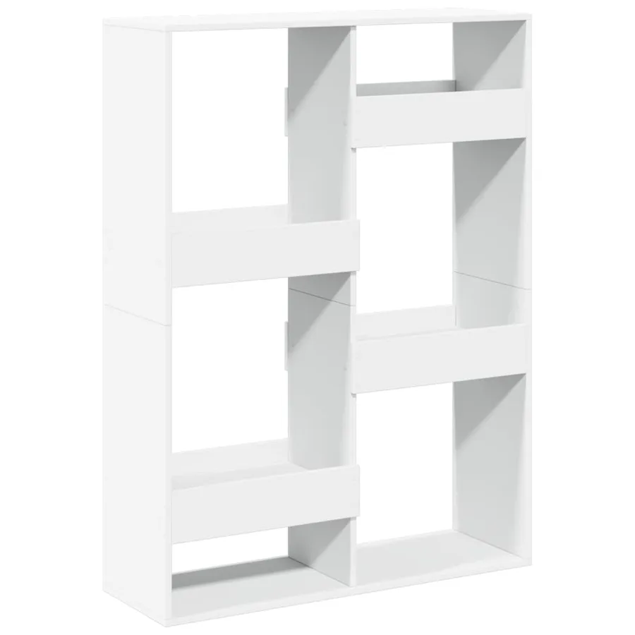 Cloison de séparation blanc 100x33x135 cm bois d'ingénierie - 2