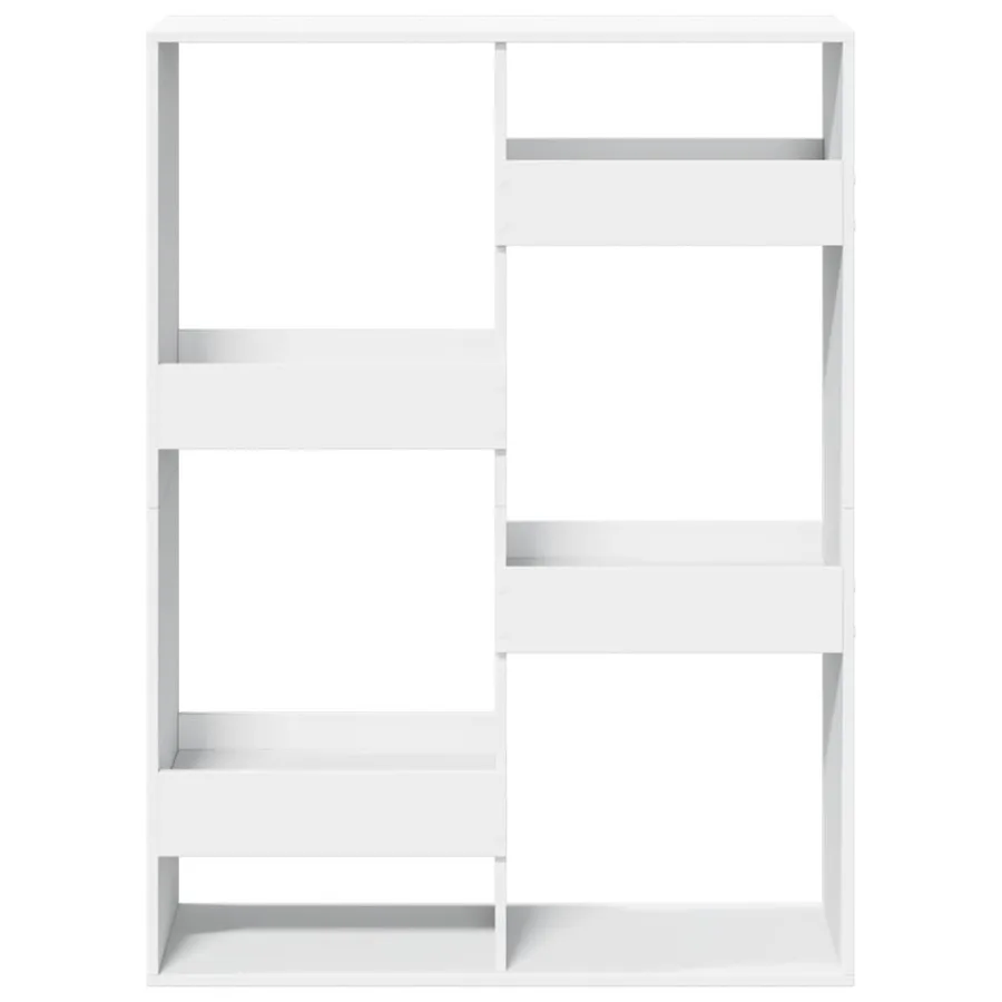 Cloison de séparation blanc 100x33x135 cm bois d'ingénierie - 4