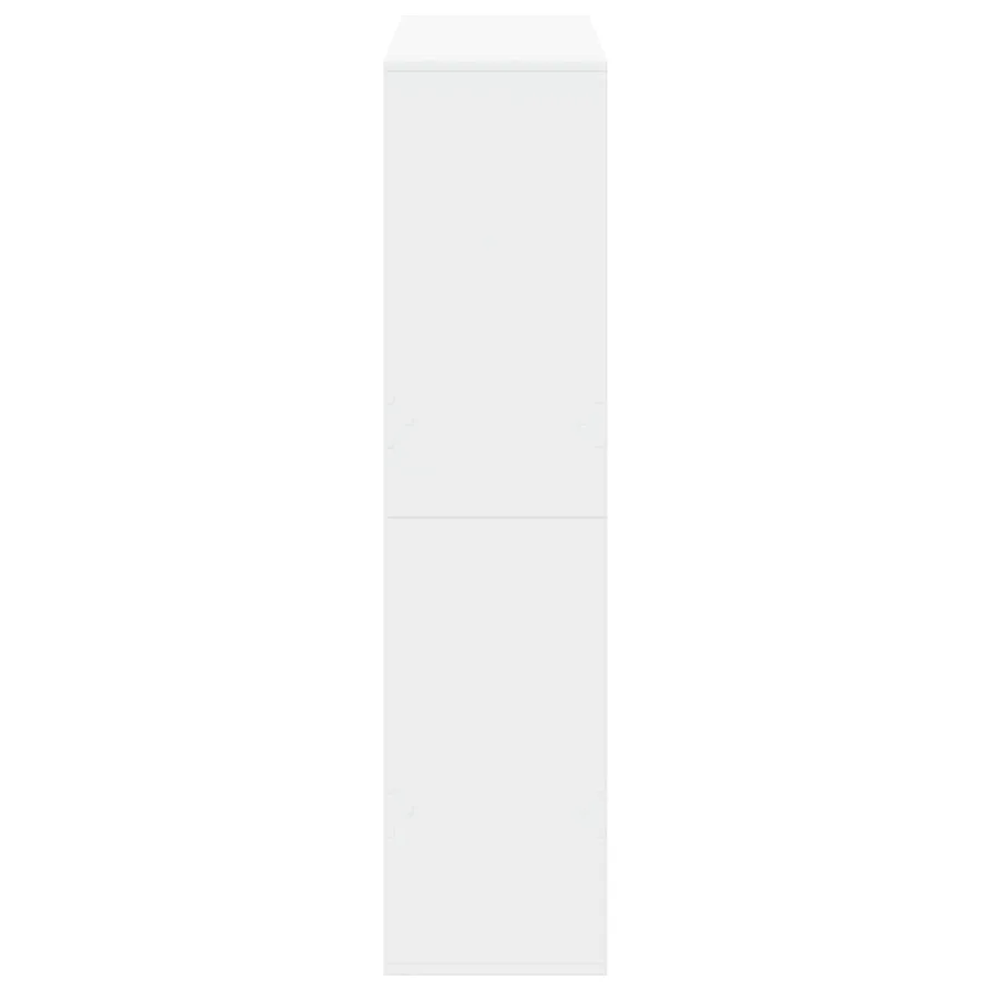 Cloison de séparation blanc 100x33x135 cm bois d'ingénierie - 5