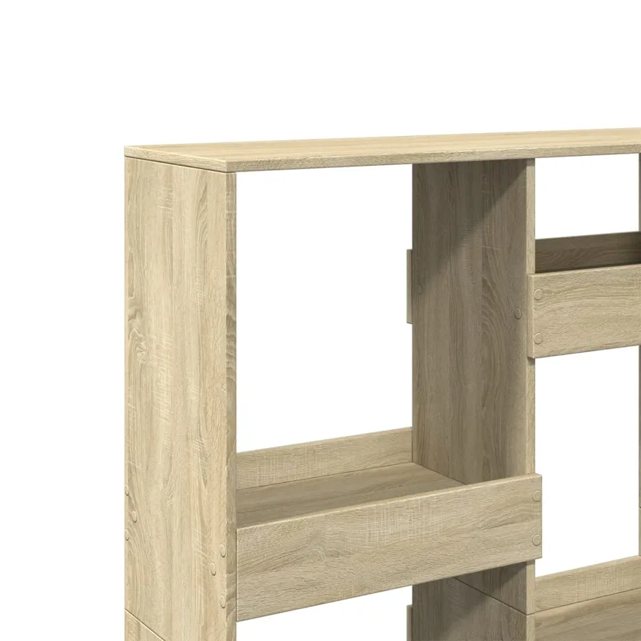 Cloison de séparation chêne sonoma 100x33x135cm bois ingénierie - 7