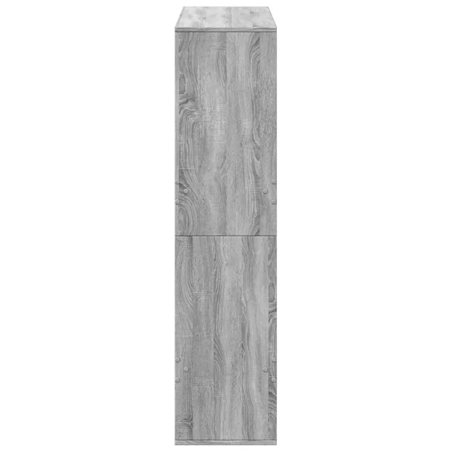 Bibliothèque sonoma gris 100x33x135 cm bois d'ingénierie - 5