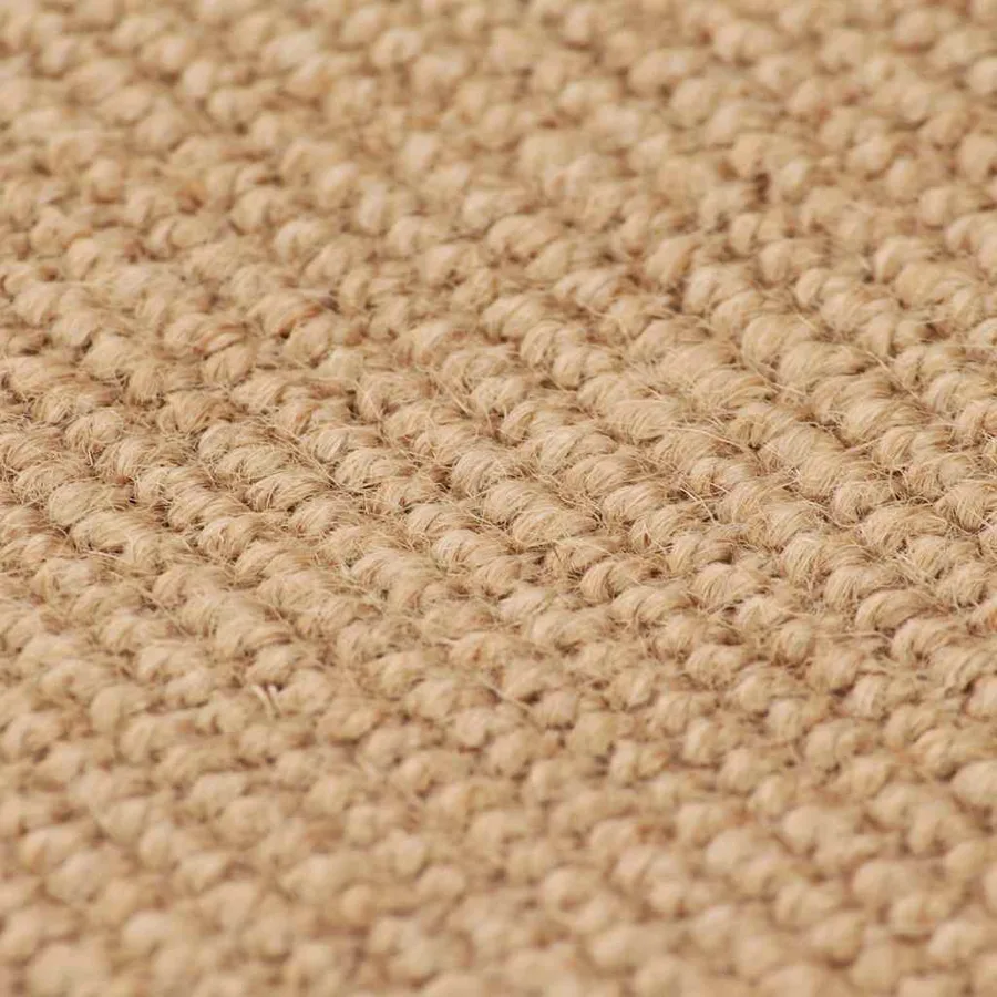 Tapis en jute avec support en latex 80x160 cm Naturel - 2