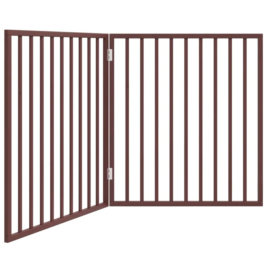 Barrière pour chien pliable 2 panneaux 160 cm bois de peuplier - 2