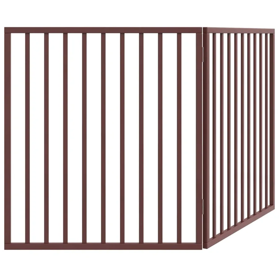 Barrière pour chien pliable 2 panneaux 160 cm bois de peuplier - 6