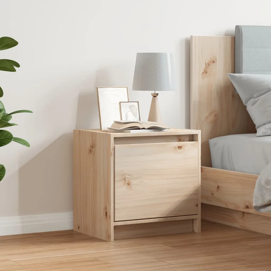 Table de chevet 40x30,5x40 cm bois de pin massif - 3