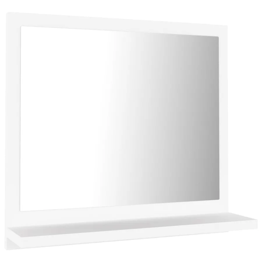 Miroir de salle de bain Blanc 40x10,5x37 cm Bois d’ingénierie - 2