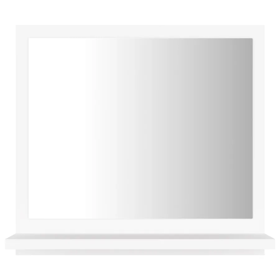 Miroir de salle de bain Blanc 40x10,5x37 cm Bois d’ingénierie - 4
