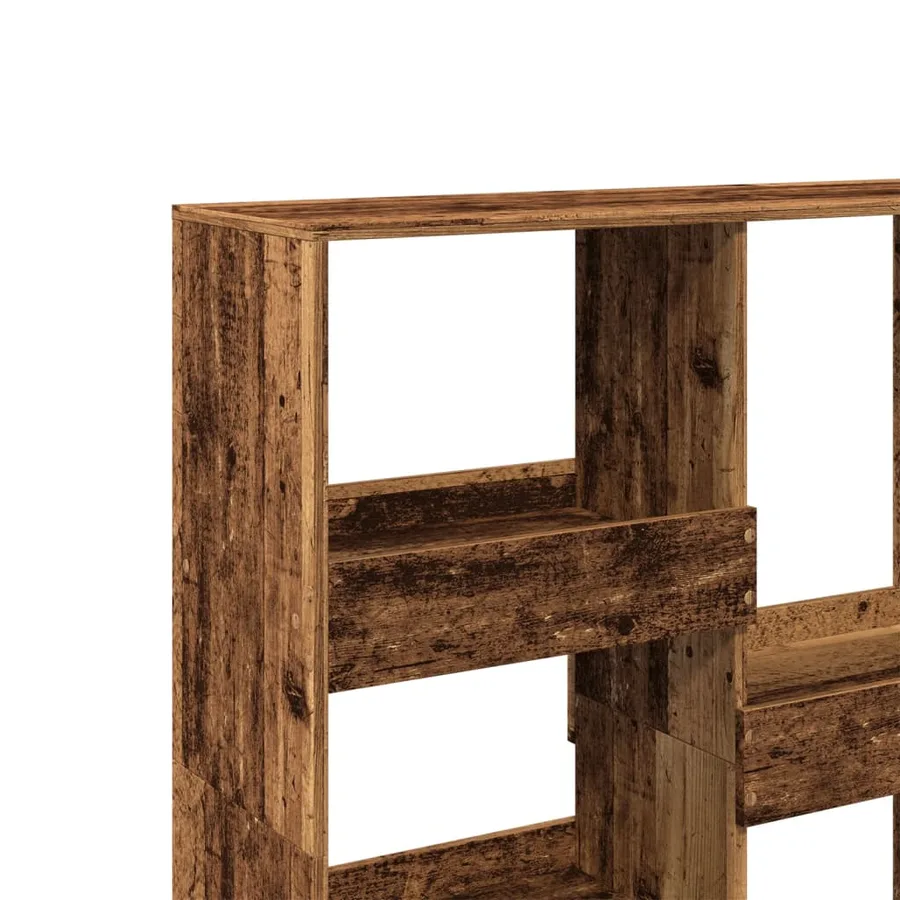 Bibliothèque/Séparateur de pièce vieux bois 100x33x115 cm - 7