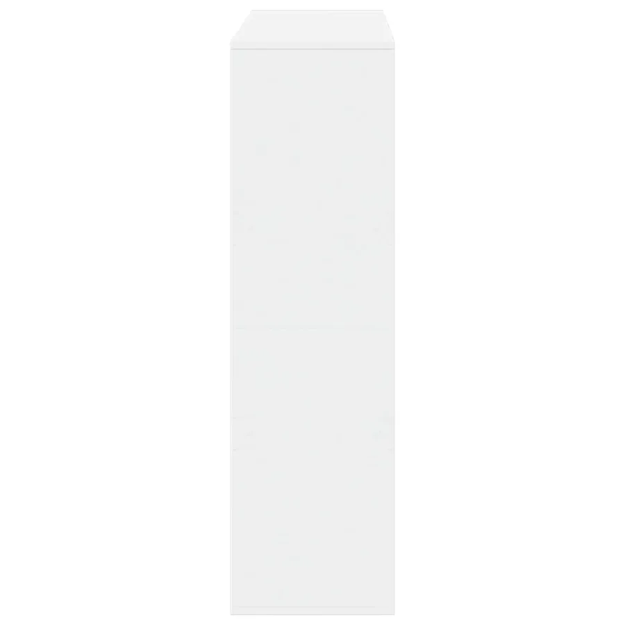Bibliothèque/Cloison de séparation blanc 100x33x115 cm - 5