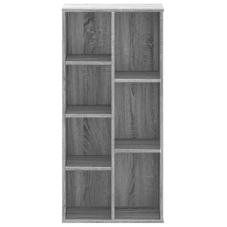 Bibliothèque sonoma gris 50x25x105 cm bois d'ingénierie - 4