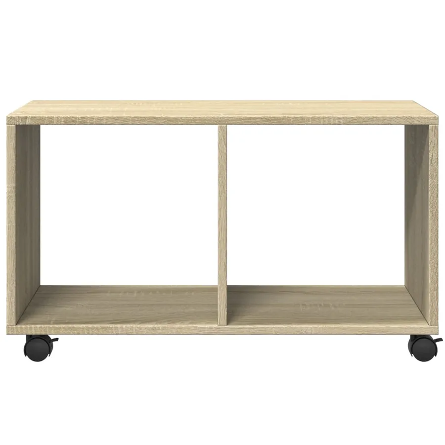 Armoire à roulettes chêne sonoma 72x33x42,5cm bois d’ingénierie - 5