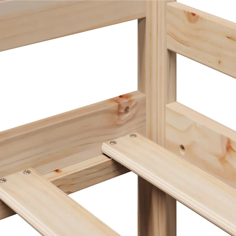 Lit de jour avec tiroirs sans matelas 90x190 cm bois massif - 10