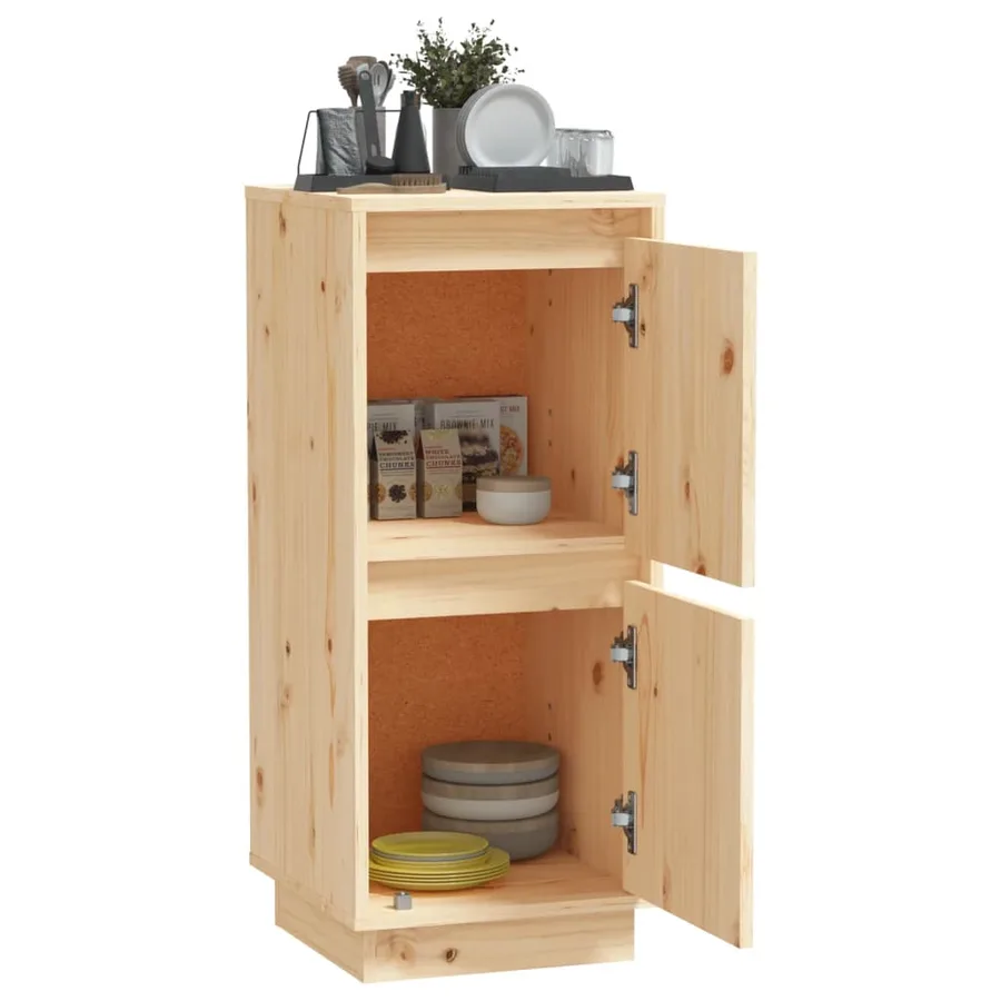 Buffet 31,5x34x75 cm Bois massif de pin - 4