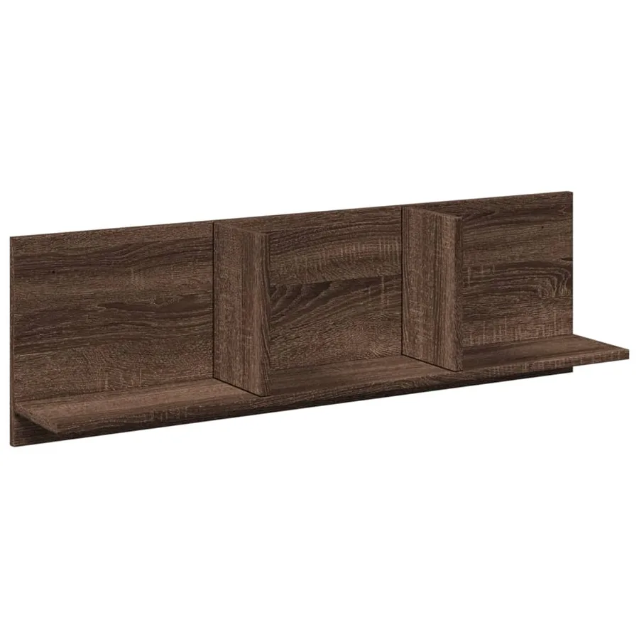 Armoire murale 100x16,5x30 cm chêne marron bois d'ingénierie - 2