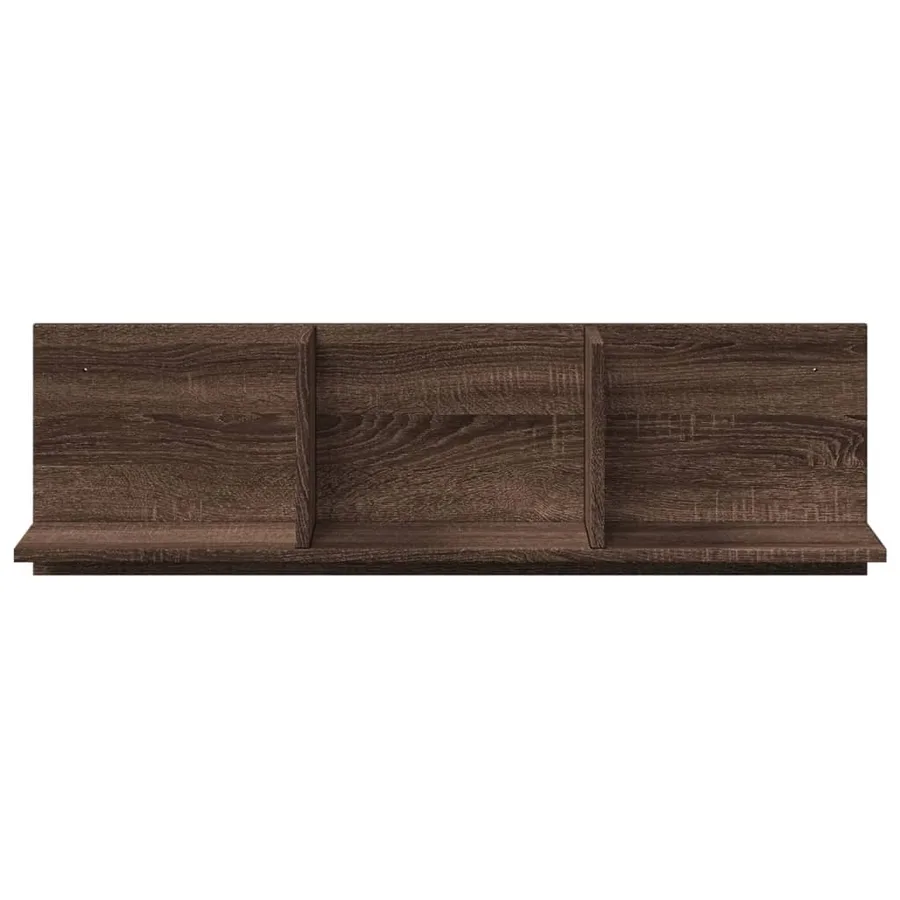 Armoire murale 100x16,5x30 cm chêne marron bois d'ingénierie - 4
