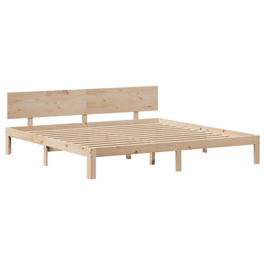 Cadre de lit avec tiroirs sans matelas 200x200 cm - 7