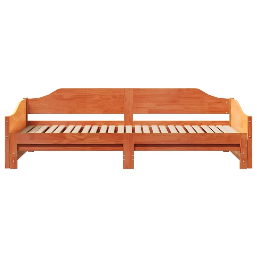 Lit de jour et lit gigogne sans matelas 90x190 cm bois massif - 6