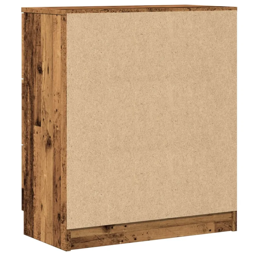 Buffet vieux bois 60x30x70 cm bois d'ingénierie - 6