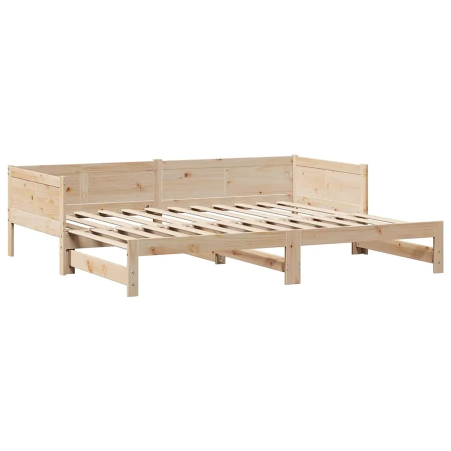 Lit de jour avec gigogne et tiroirs sans matelas 90x190 cm - 5