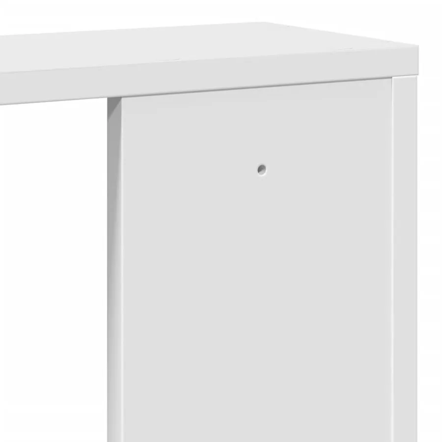 Étagère murale blanc 100x15x70 cm bois d'ingénierie - 8