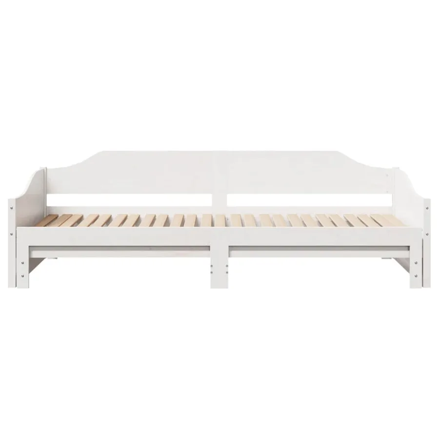 Lit de jour et lit gigogne sans matelas 90x200 cm bois massif - 6