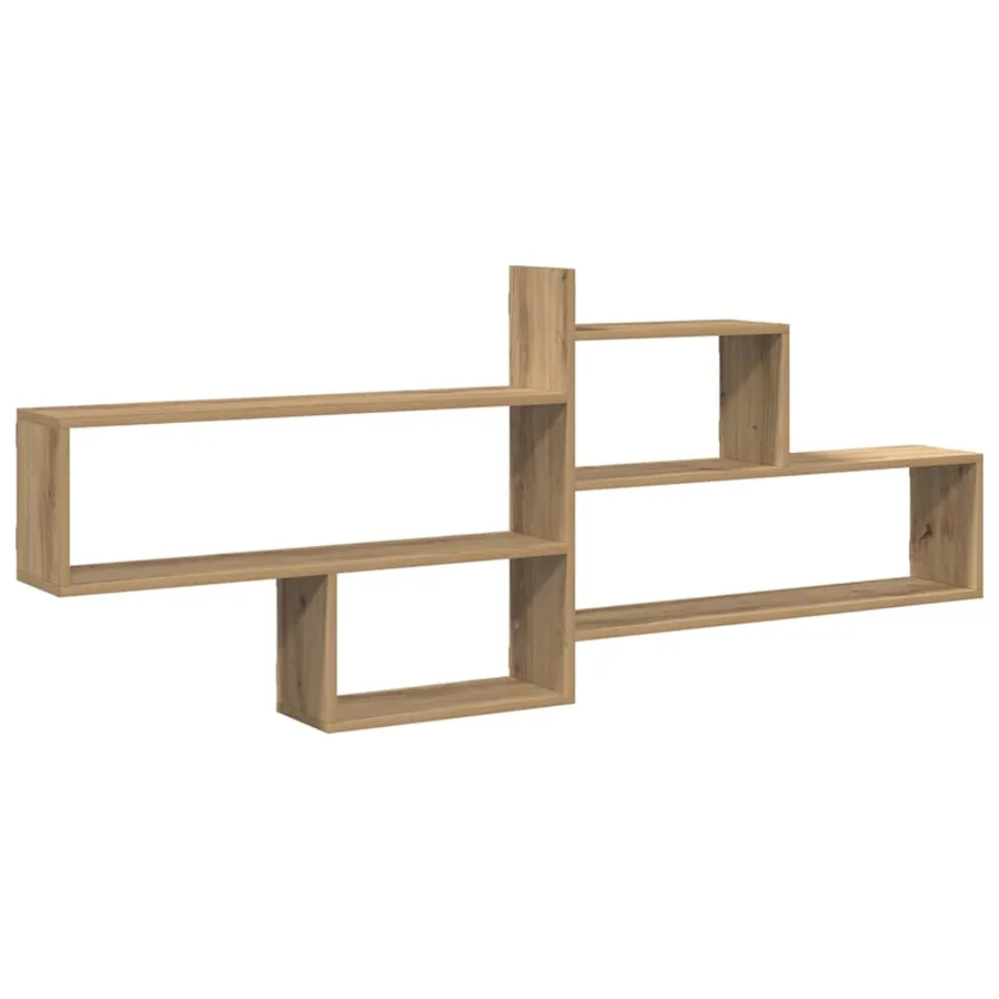 Étagère murale chêne artisanal 167,5x18x68 cm bois ingénierie - 2