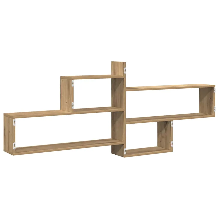 Étagère murale chêne artisanal 167,5x18x68 cm bois ingénierie - 6