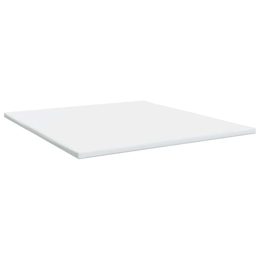 Sommier à lattes de lit avec matelas Crème 200x200 cm Tissu - 12