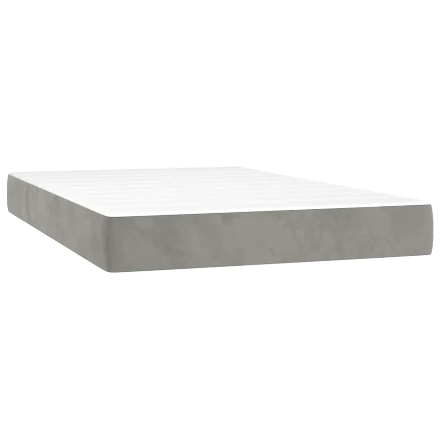 Matelas à ressorts ensachés 120 x 220 cm Gris clair - 2